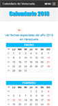 Mobile Screenshot of calendariovenezuela.com